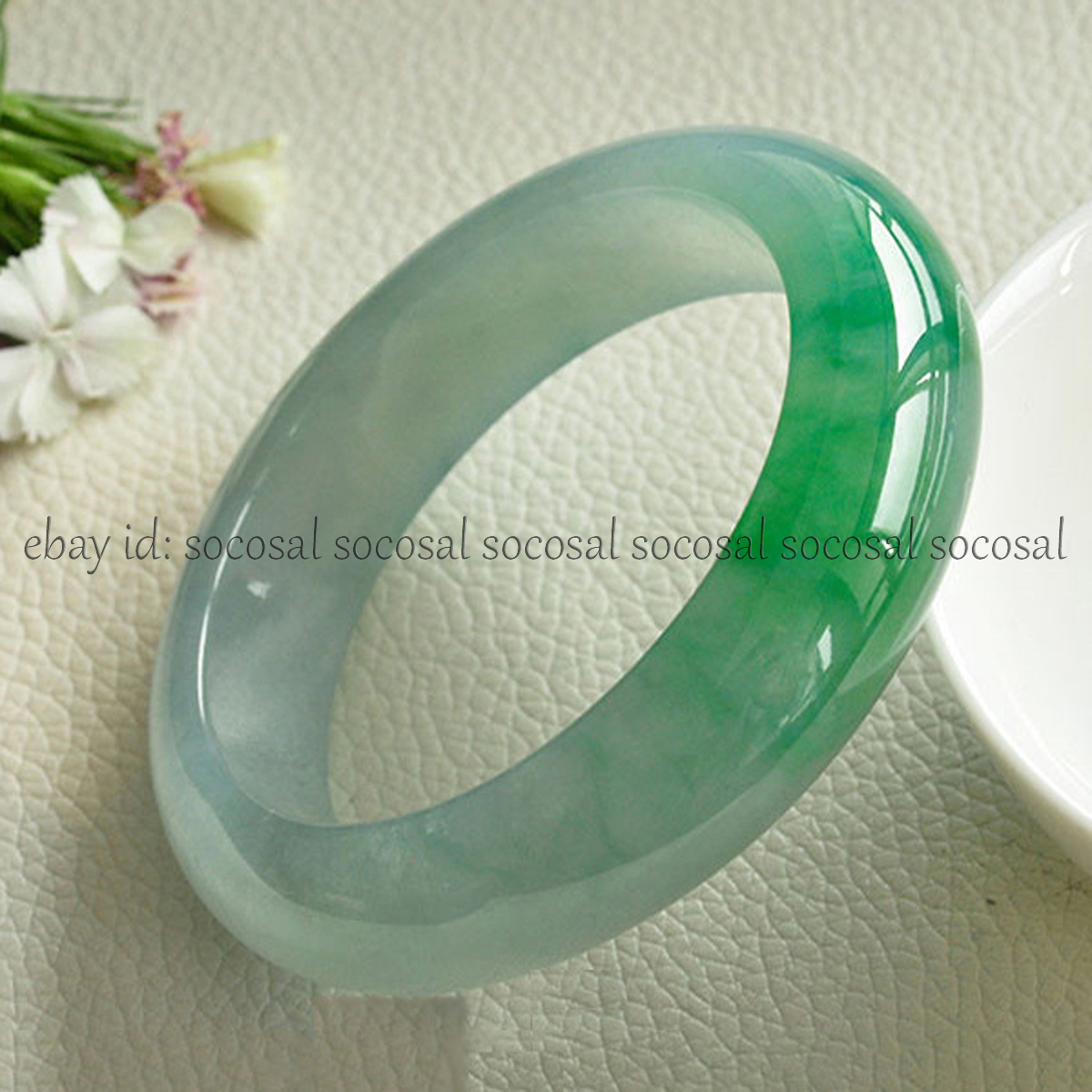 Natural Jade Jadeite Agate Gemstone Bangle Bracelet Fashion Jewelry Tradition