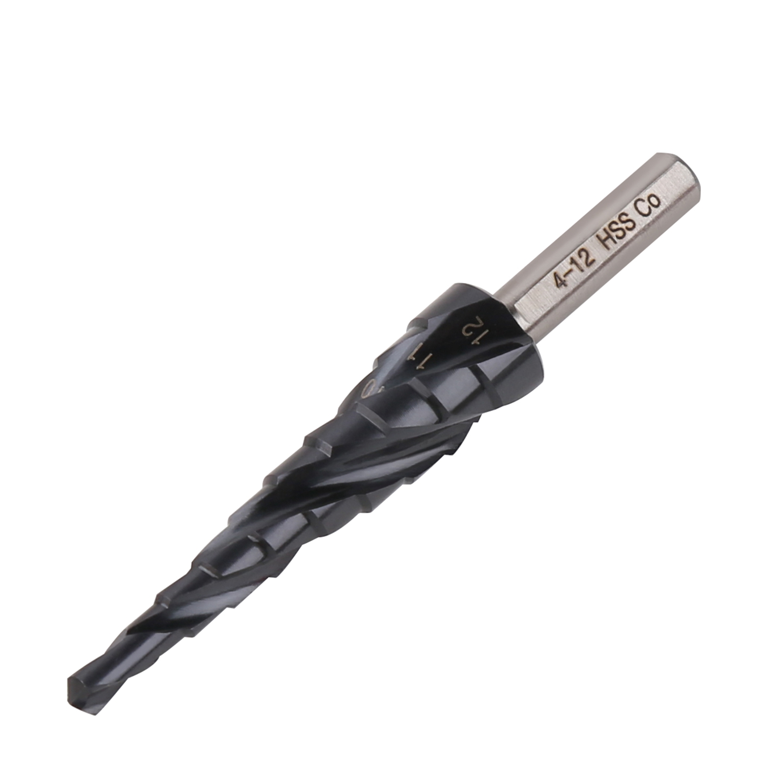 Broca escalonada HSS de 4-12/20/32 mm broca peladora broca cónica para acero inoxidable metal madera - Imagen 11 de 14