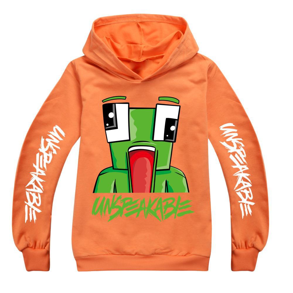 Kids Boys UNSPEAKABLE Print Hoodie Youtuber Merch Sweatshirt Jumper Pullover Top - Picture 10 of 16