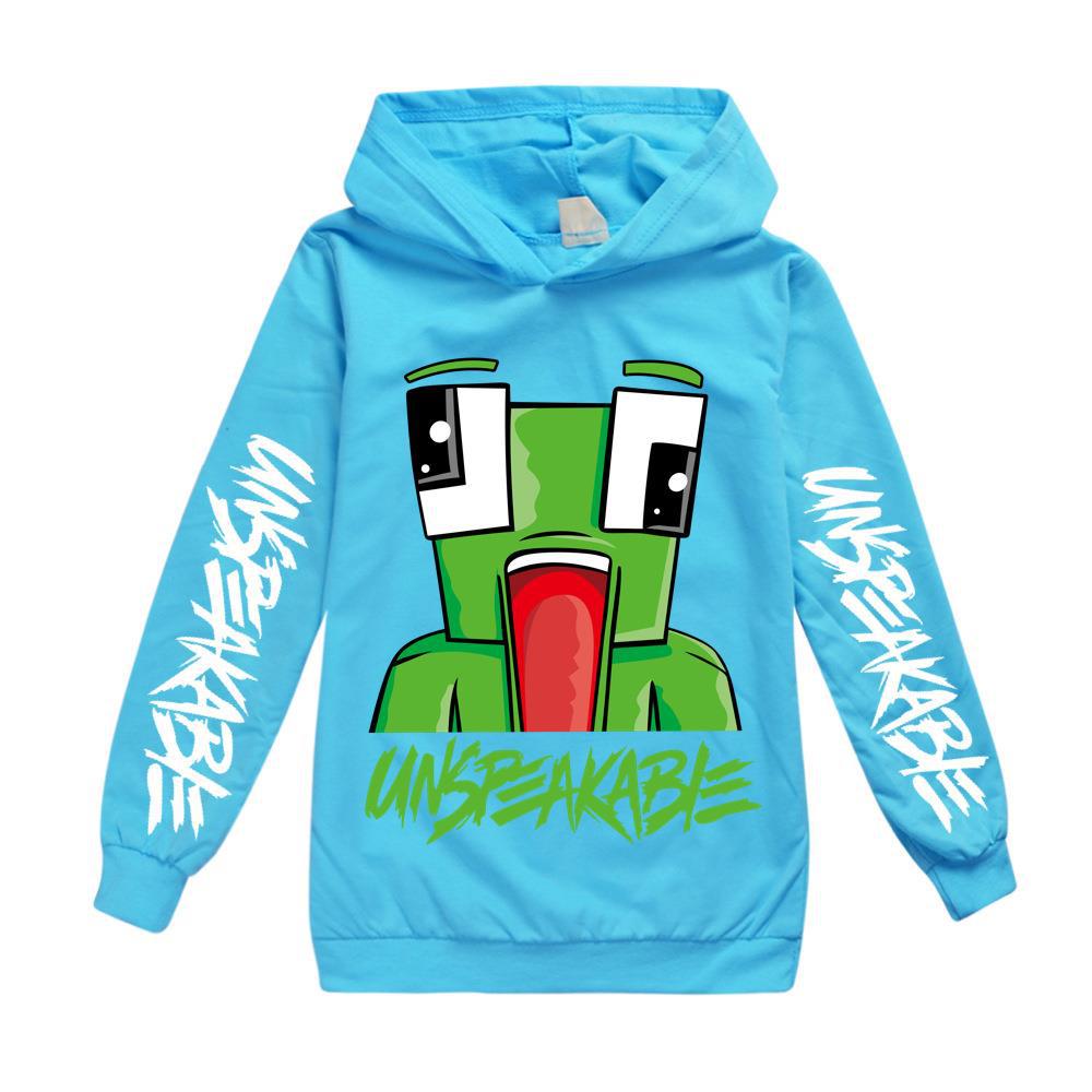 Kids Boys UNSPEAKABLE Print Hoodie Youtuber Merch Sweatshirt Jumper Pullover Top - Picture 11 of 16