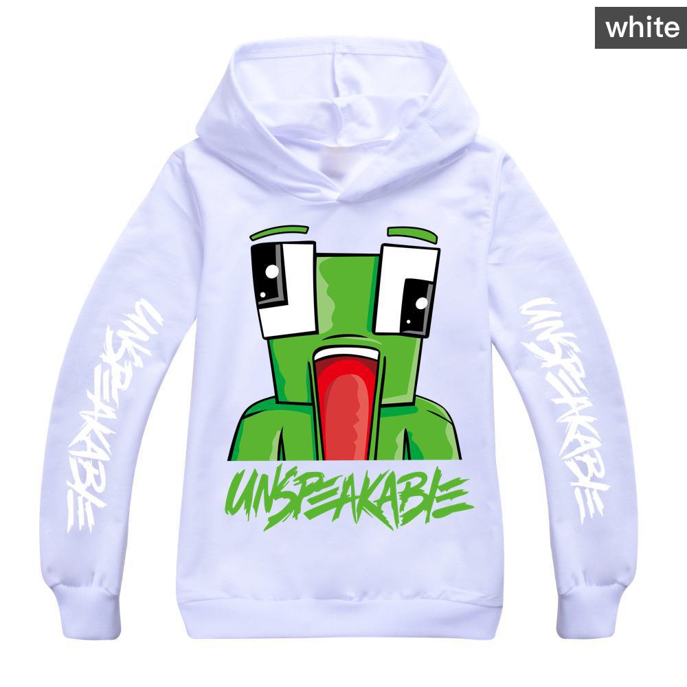 Kids Boys UNSPEAKABLE Print Hoodie Youtuber Merch Sweatshirt Jumper Pullover Top - Picture 14 of 16