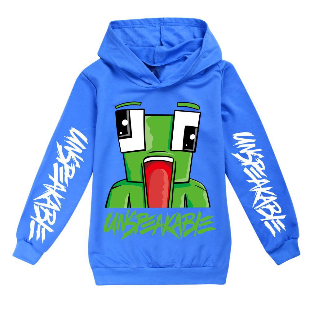 Kids Boys UNSPEAKABLE Print Hoodie Youtuber Merch Sweatshirt Jumper Pullover Top - Picture 15 of 16