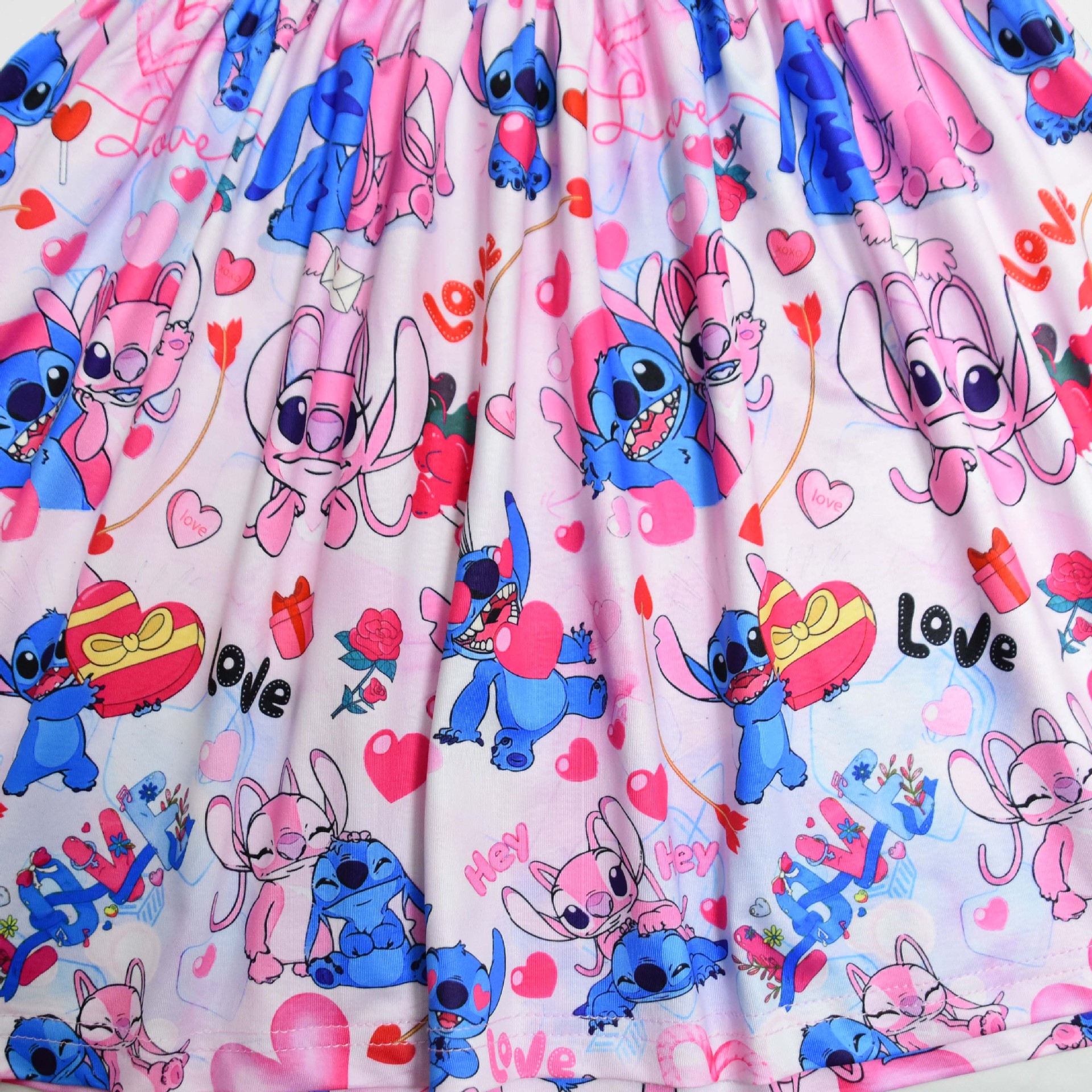 Lilo&Stitch Girls Princess Dress Stitch Party Dresses Ruffle Sleeveless Gift - Picture 16 of 78