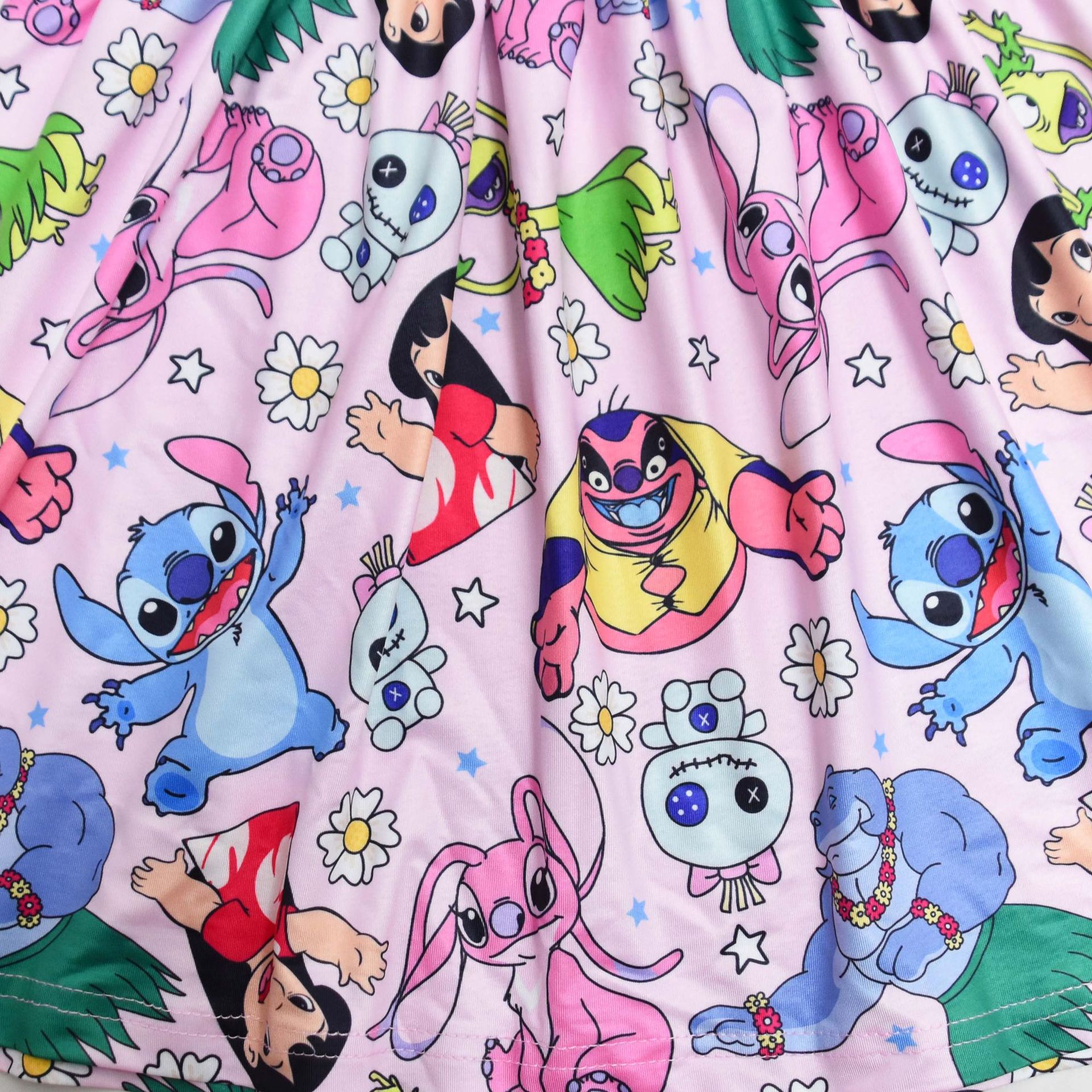 Lilo&Stitch Girls Princess Dress Stitch Party Dresses Ruffle Sleeveless Gift - Picture 22 of 78
