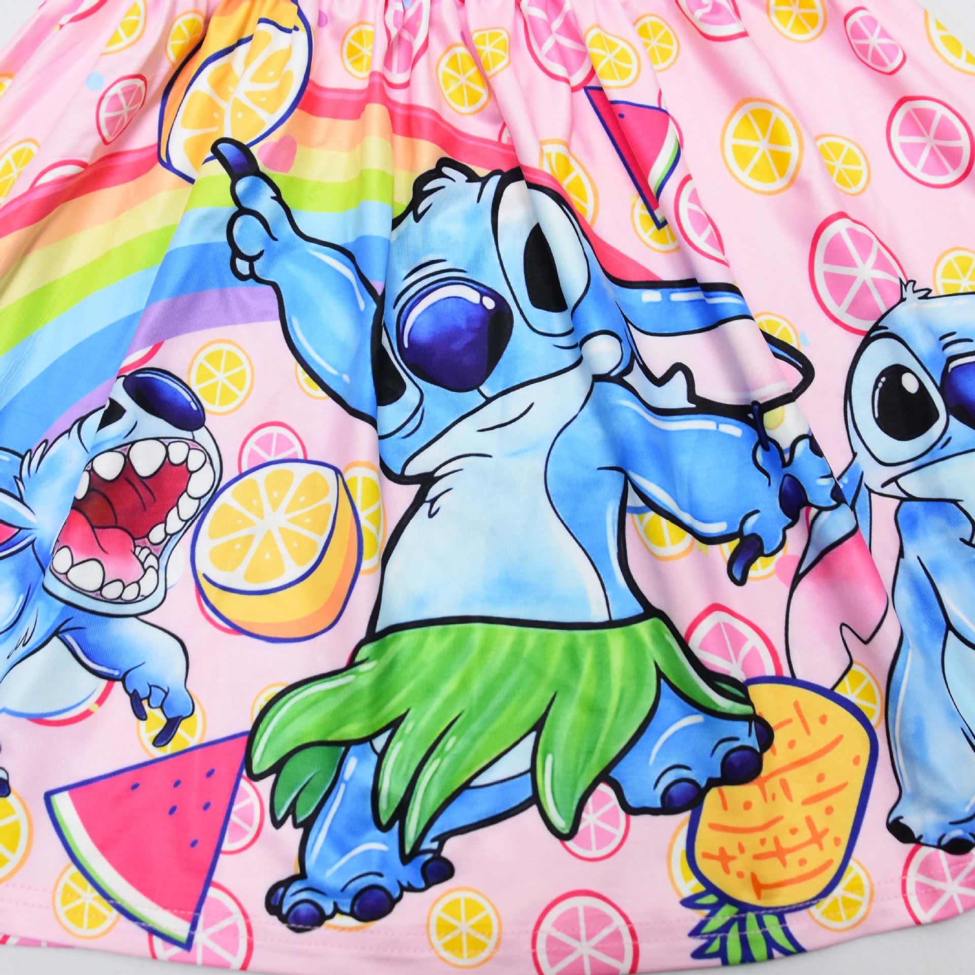 Lilo&Stitch Girls Princess Dress Stitch Party Dresses Ruffle Sleeveless Gift - Picture 42 of 78