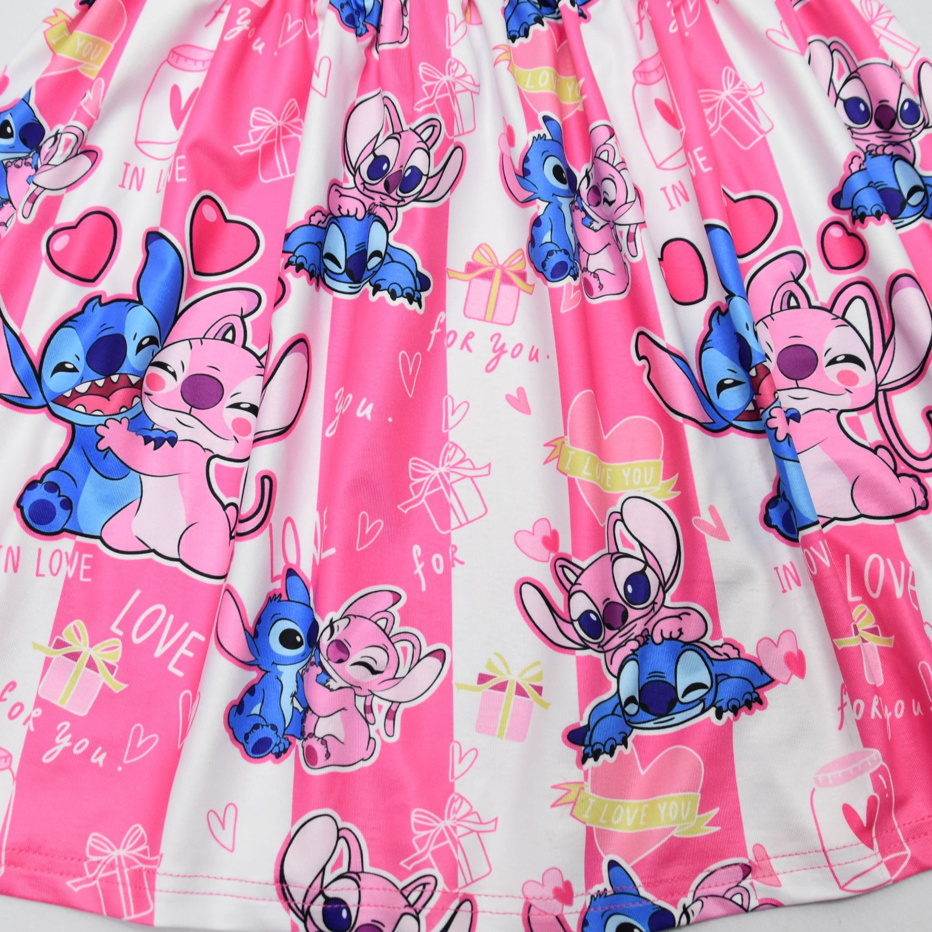 Lilo&Stitch Girls Princess Dress Stitch Party Dresses Ruffle Sleeveless Gift - Picture 45 of 78