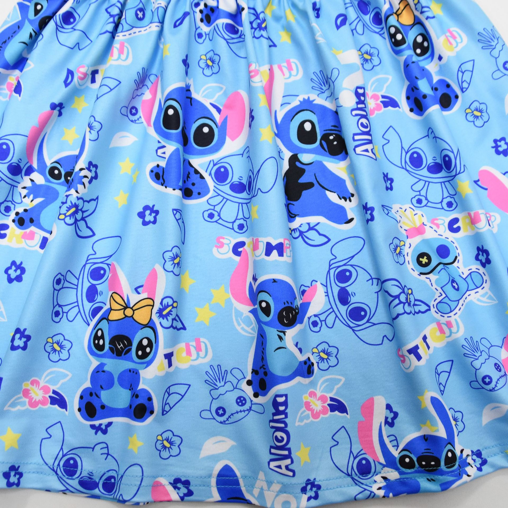 Lilo&Stitch Girls Princess Dress Stitch Party Dresses Ruffle Sleeveless Gift - Picture 54 of 78