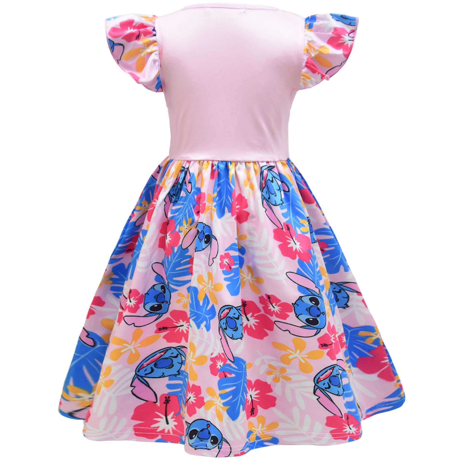 Lilo&Stitch Girls Princess Dress Stitch Party Dresses Ruffle Sleeveless Gift - Picture 56 of 78