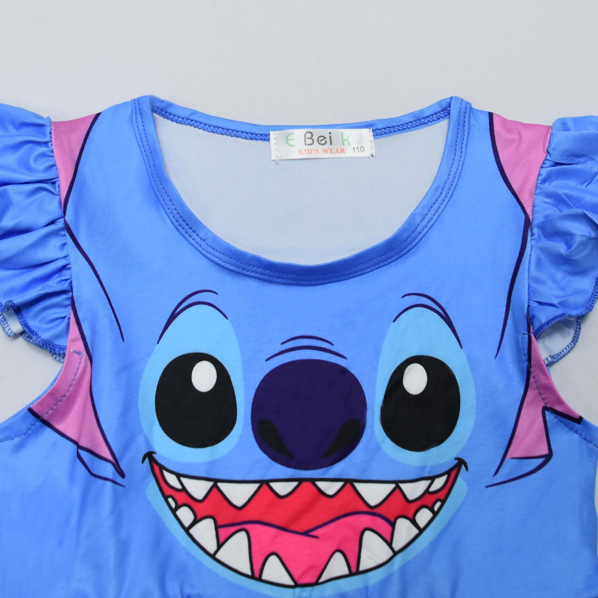 Lilo&Stitch Girls Princess Dress Stitch Party Dresses Ruffle Sleeveless Gift - Picture 64 of 78
