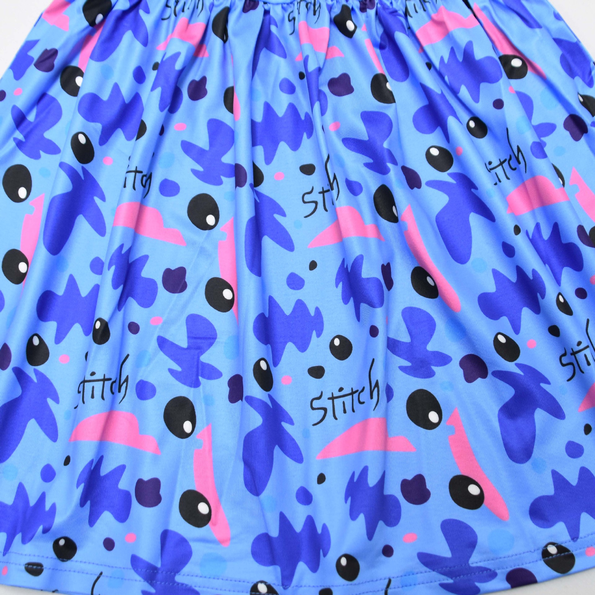 Lilo&Stitch Girls Princess Dress Stitch Party Dresses Ruffle Sleeveless Gift - Picture 65 of 78