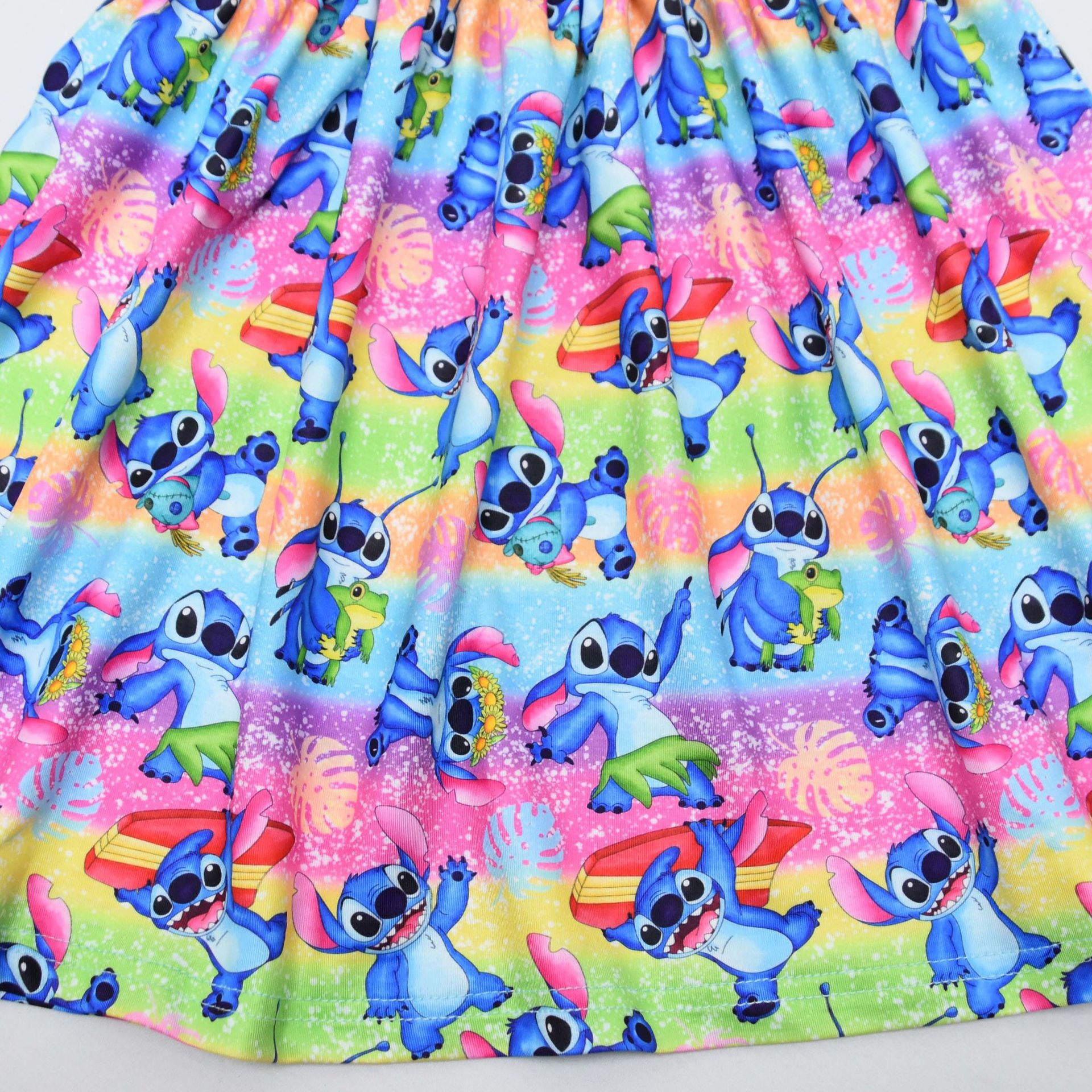 Lilo&Stitch Girls Princess Dress Stitch Party Dresses Ruffle Sleeveless Gift - Picture 78 of 78