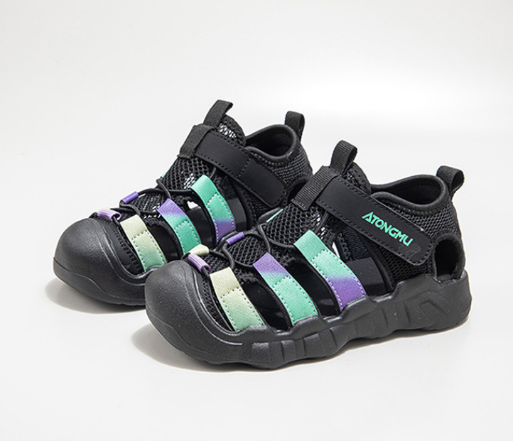 KIDS SPORTS SUMMER OUTDOOR WALKING GIRLS BOYS CLOSED TOE SANDALS SHOES UK - Picture 13 of 14