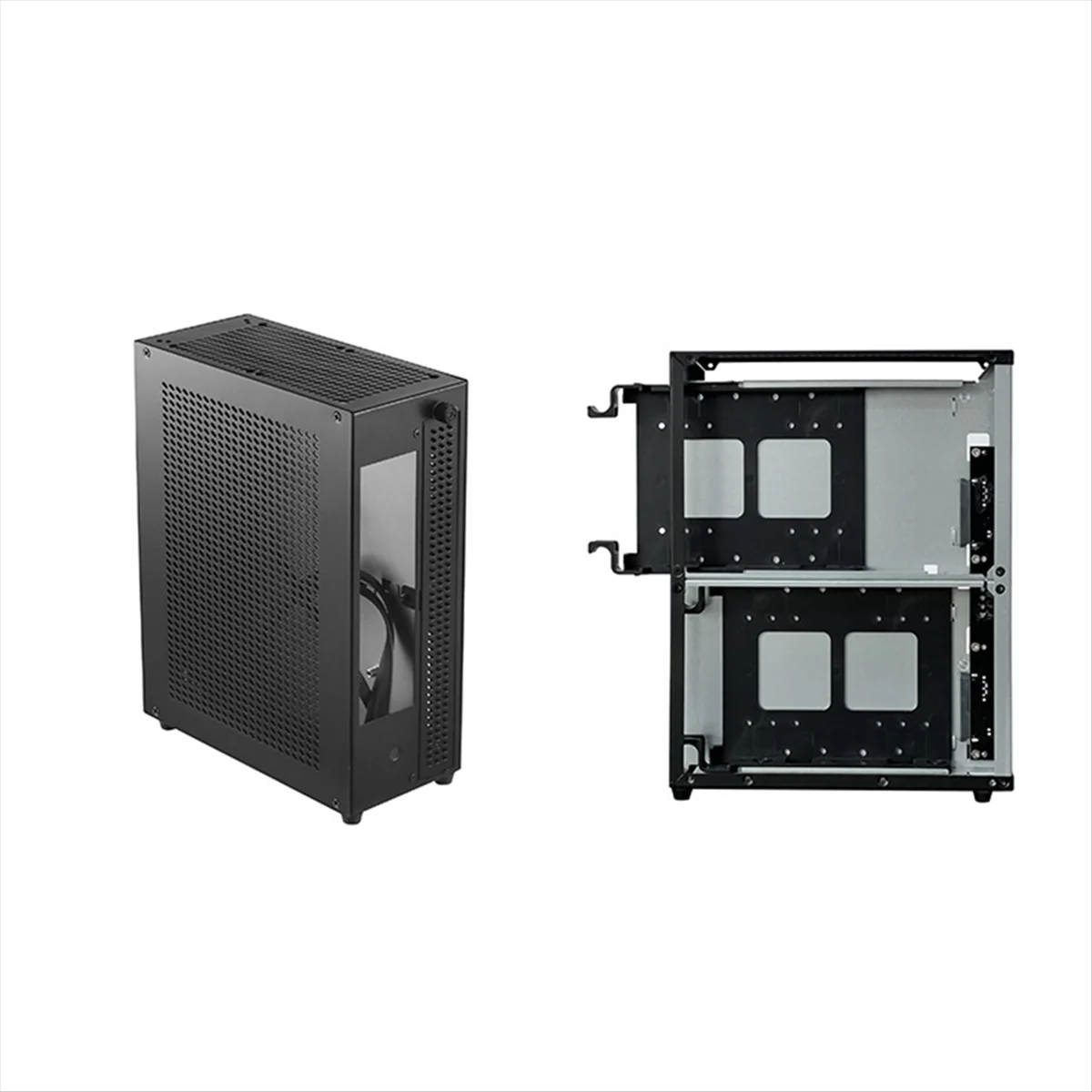 Desktop Chassis ITX Computer Case Mini NAS Computer Case USB3.0 TYPEC Interface - Picture 10 of 11