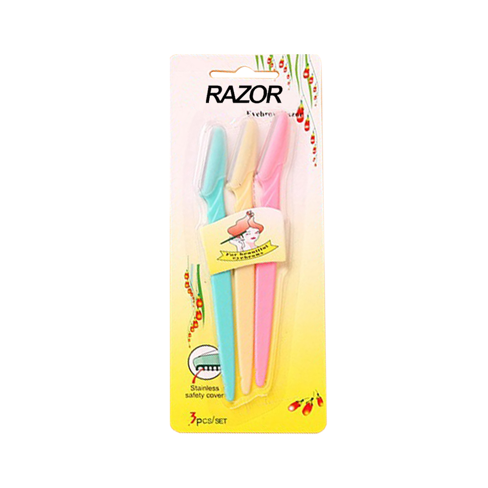 Facial Eyebrow Razor Knife Trimmer Shaper Shaver Blade Hair Remover AU New - Picture 5 of 9
