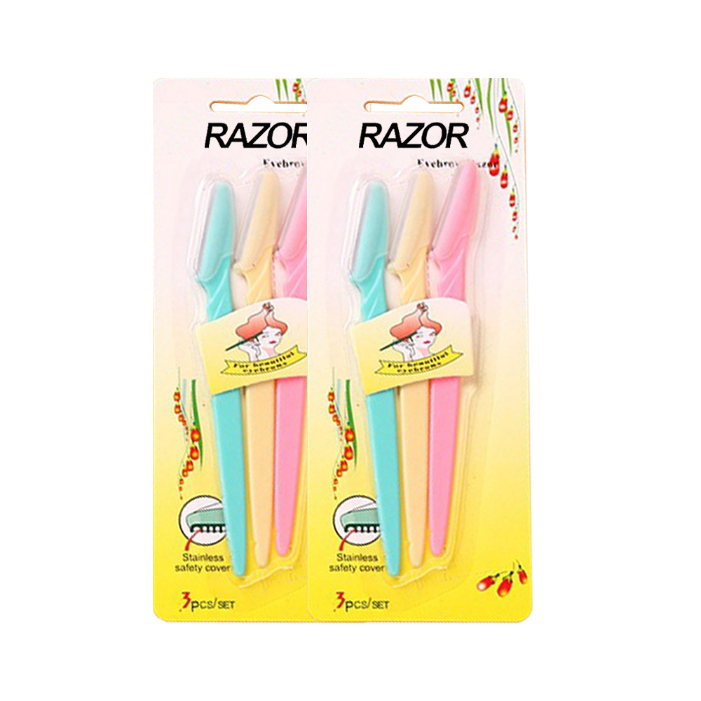 Facial Eyebrow Razor Knife Trimmer Shaper Shaver Blade Hair Remover AU New - Picture 6 of 9