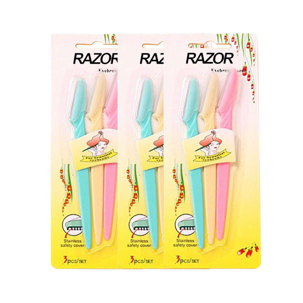 Facial Eyebrow Razor Knife Trimmer Shaper Shaver Blade Hair Remover AU New - Picture 7 of 9