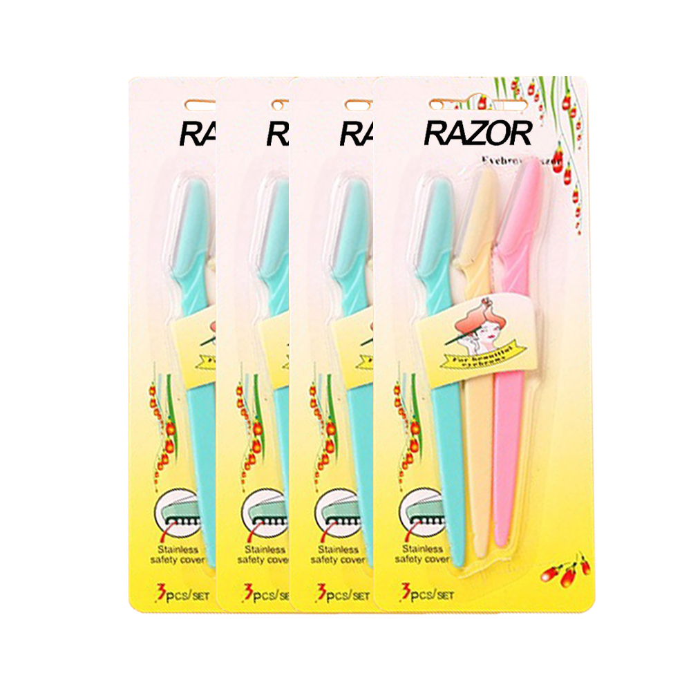 Facial Eyebrow Razor Knife Trimmer Shaper Shaver Blade Hair Remover AU New - Picture 8 of 9