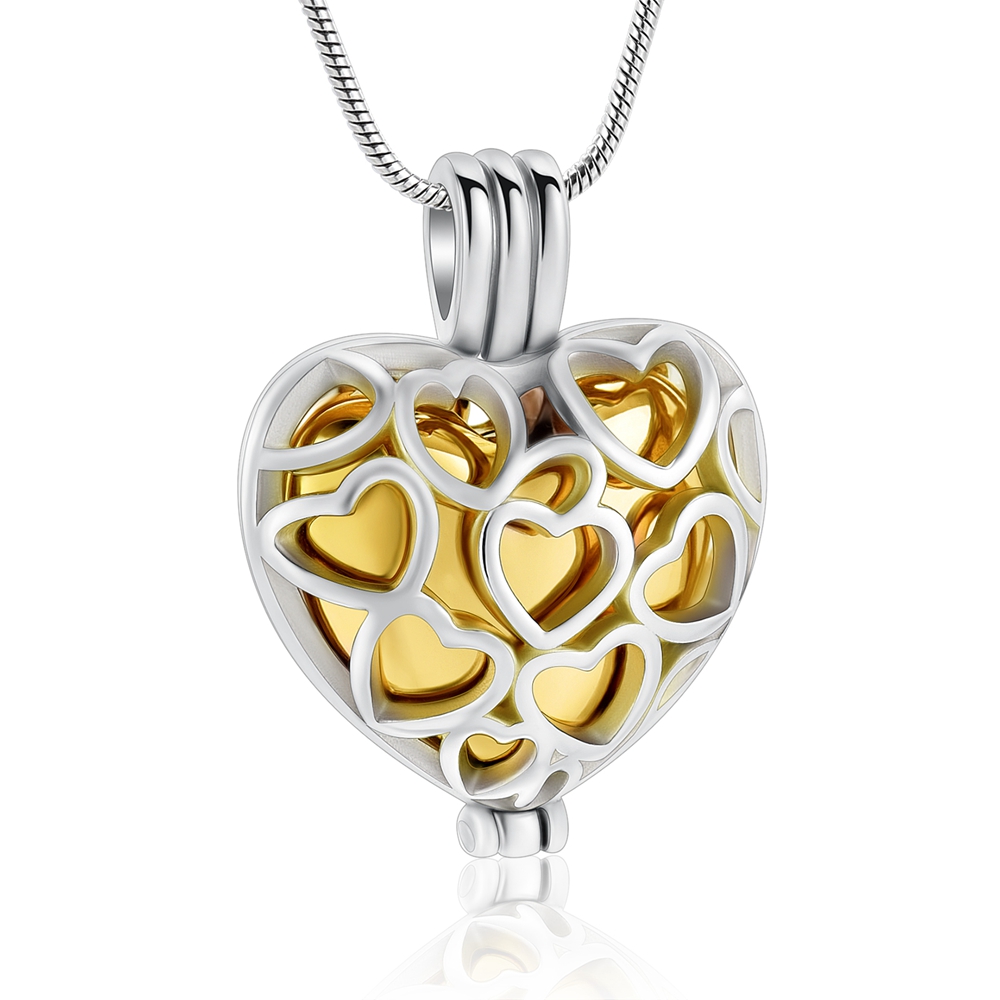 Herz Einäscherung Schmuck Urne Halskette Für Asche Urne Anhänger Für Menschliche - Bild 19 von 90