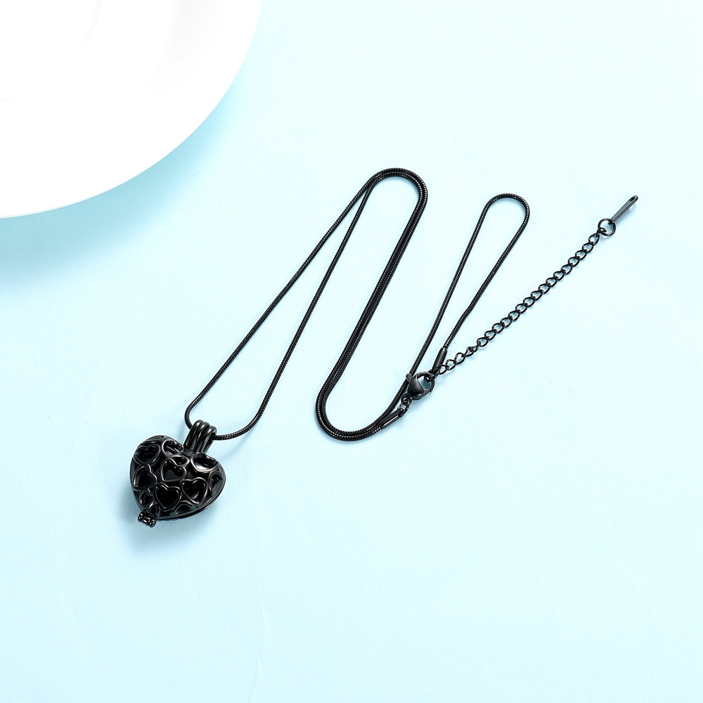 Herz Einäscherung Schmuck Urne Halskette Für Asche Urne Anhänger Für Menschliche - Bild 44 von 90
