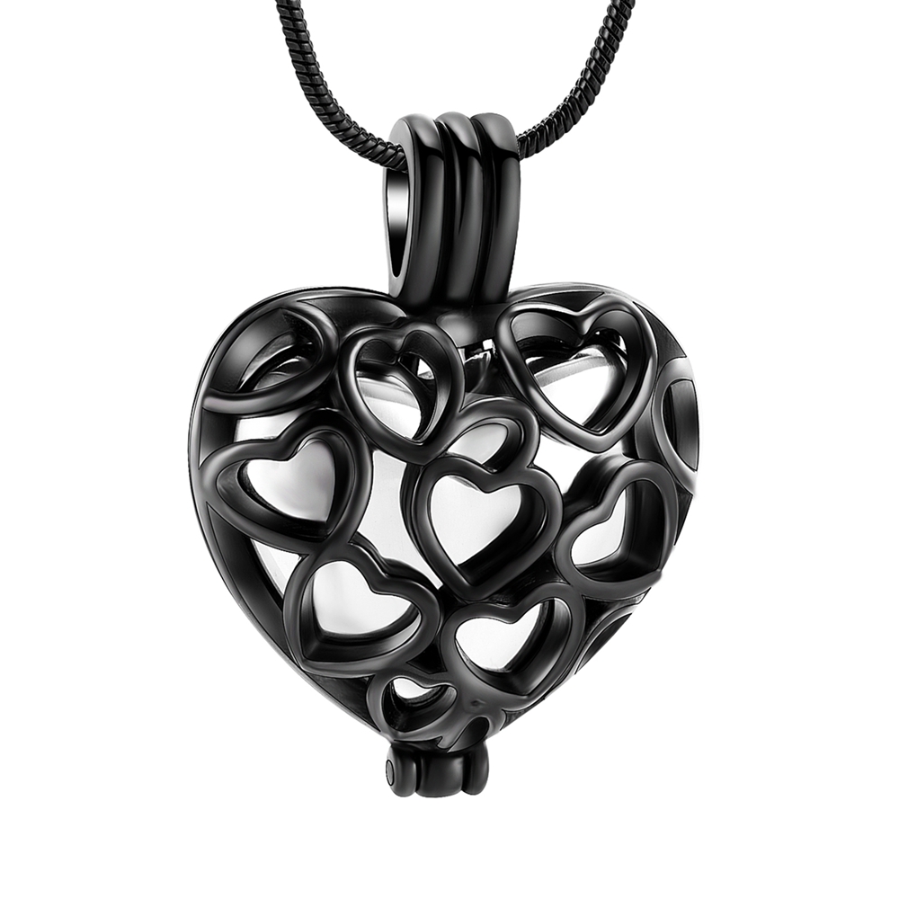 Herz Einäscherung Schmuck Urne Halskette Für Asche Urne Anhänger Für Menschliche - Bild 45 von 90
