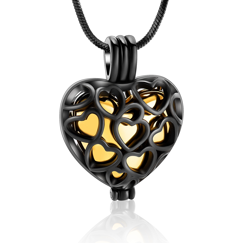 Herz Einäscherung Schmuck Urne Halskette Für Asche Urne Anhänger Für Menschliche - Bild 52 von 90