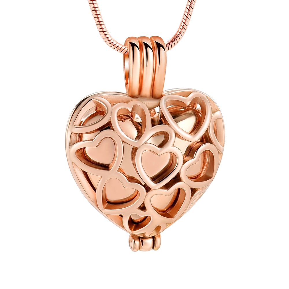 Herz Einäscherung Schmuck Urne Halskette Für Asche Urne Anhänger Für Menschliche - Bild 67 von 90