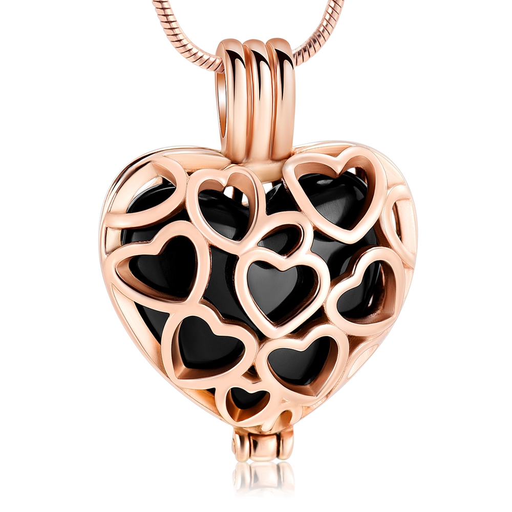 Herz Einäscherung Schmuck Urne Halskette Für Asche Urne Anhänger Für Menschliche - Bild 79 von 90
