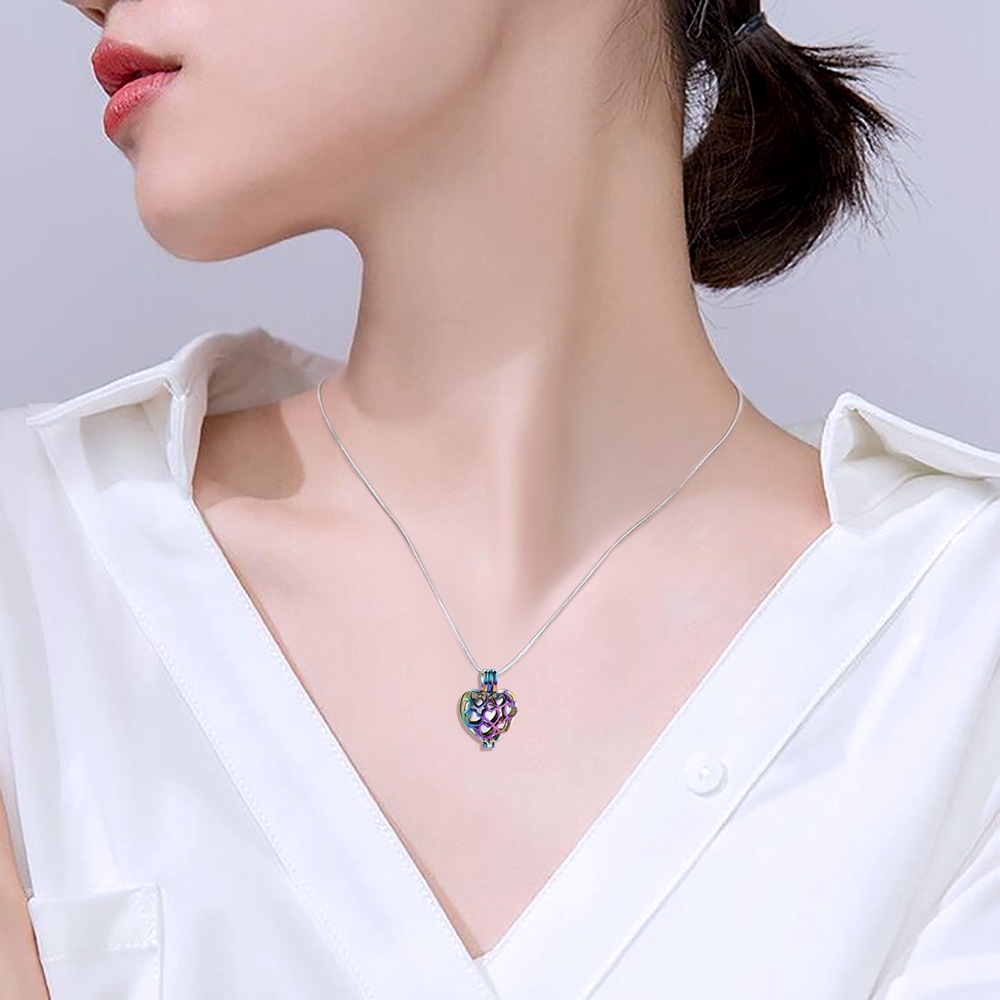 Herz Einäscherung Schmuck Urne Halskette Für Asche Urne Anhänger Für Menschliche - Bild 81 von 90
