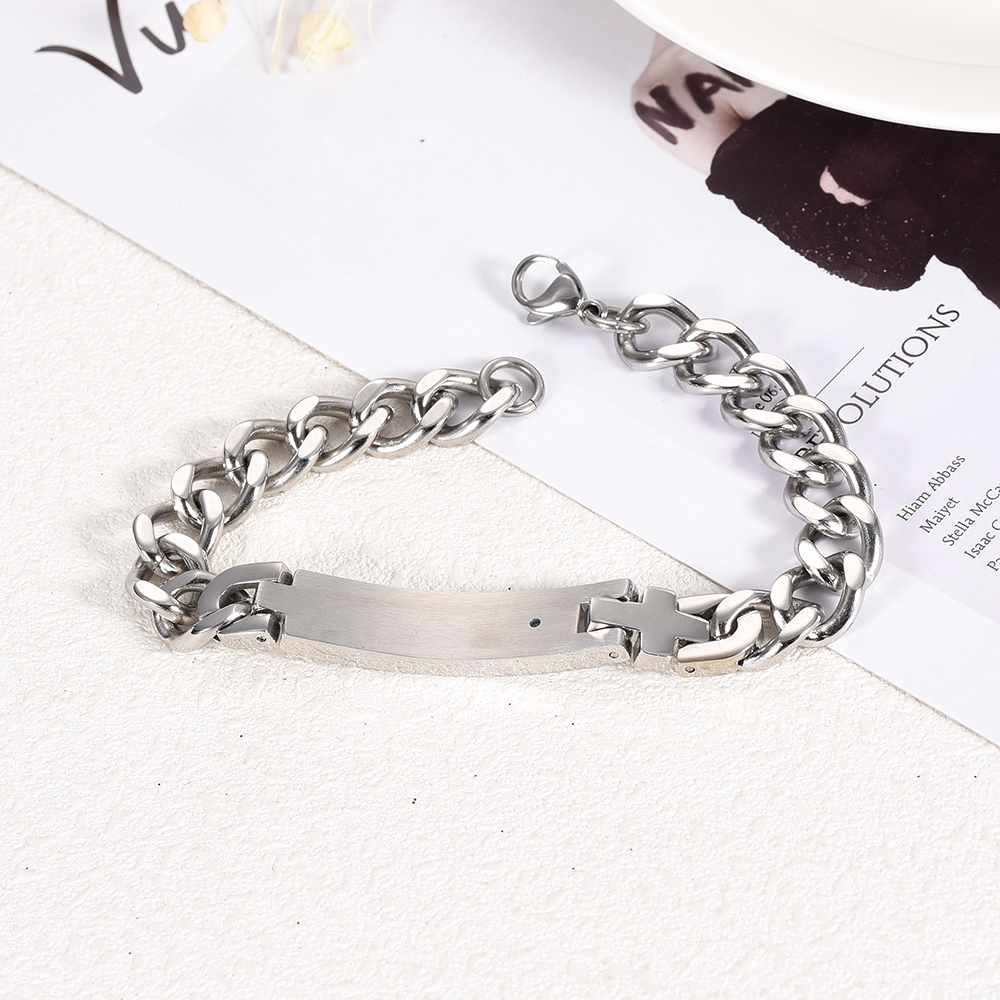 Cross Cremation Urn Bracelet for Ashes Memorial Cuff Bangle Loved One Urn Bangle