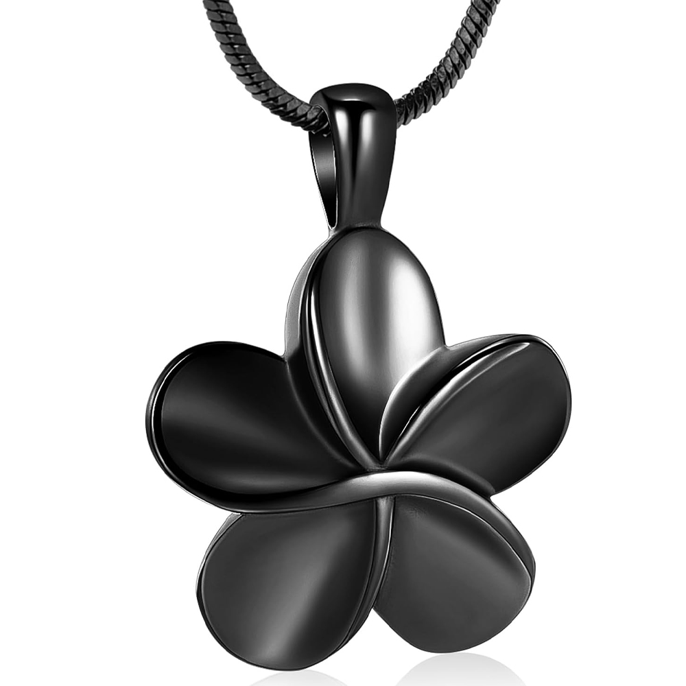 Flower Cremation Ashes Jewelry Cremation Urn Necklace Memorial Locket for Ashes