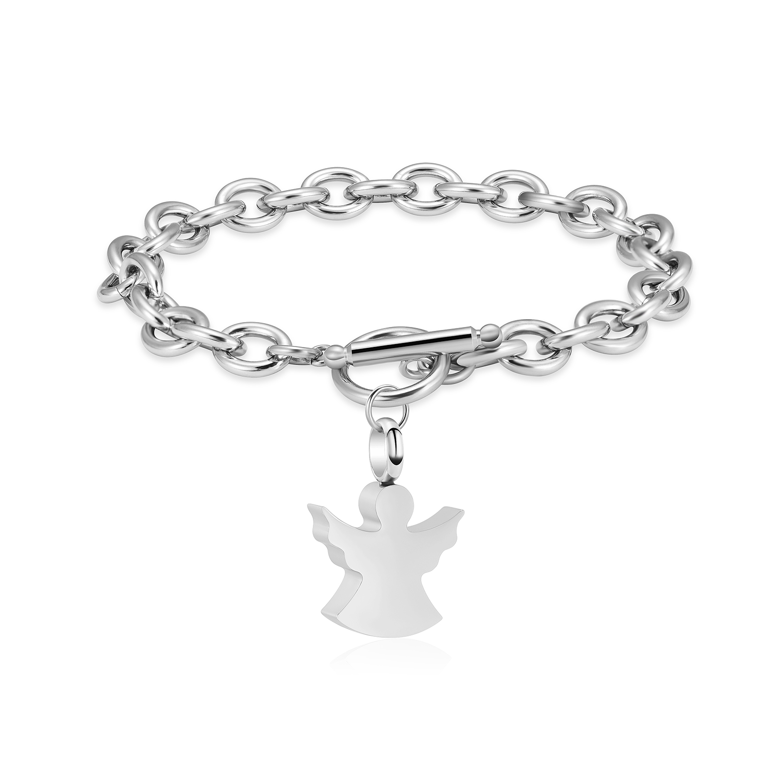 Angel Urn Bracelet for Ashes for Women Cremation Bracelet for Ashes Memorial Urn