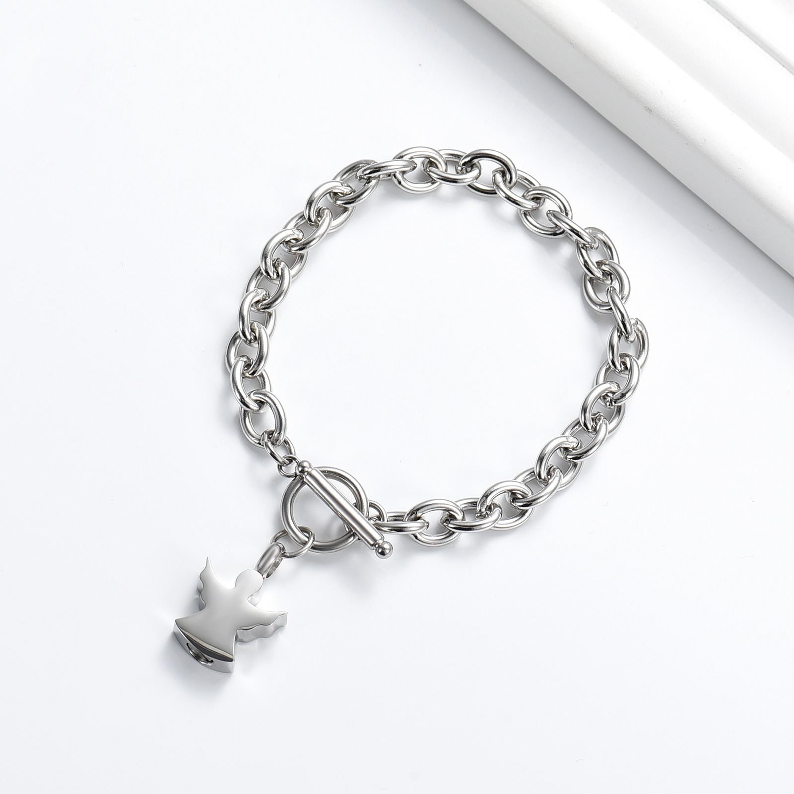 Angel Urn Bracelet for Ashes for Women Cremation Bracelet for Ashes Memorial Urn