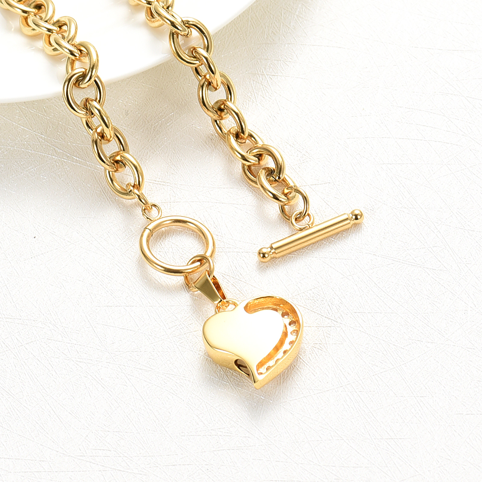 Crystal Heart Urn Bracelet for Ashes Cremation Bracelet F/ Ashes Keepsake Holder - Picture 34 of 44
