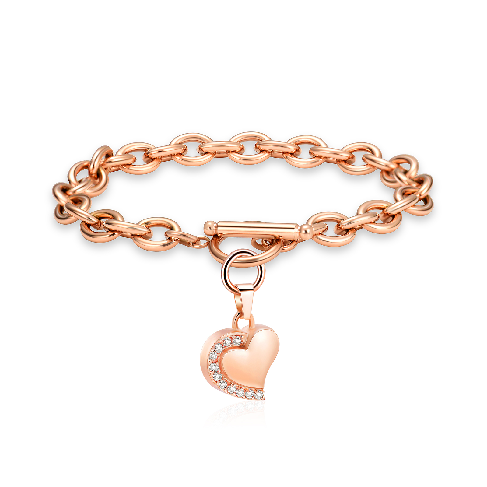 Crystal Heart Urn Bracelet for Ashes Cremation Bracelet F/ Ashes Keepsake Holder - Picture 35 of 44