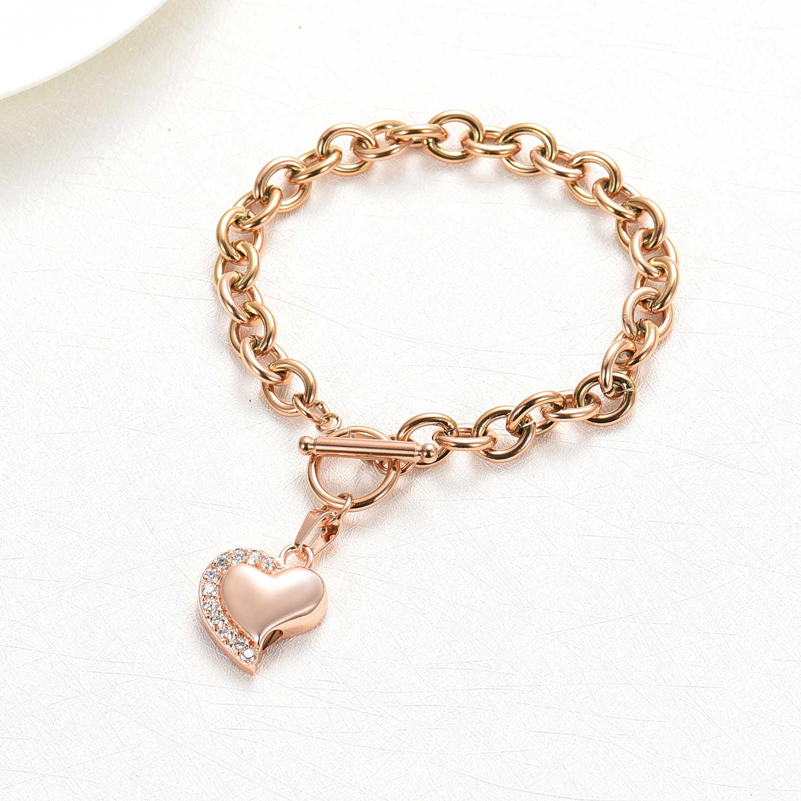 Crystal Heart Urn Bracelet for Ashes Cremation Bracelet F/ Ashes Keepsake Holder - Picture 37 of 44