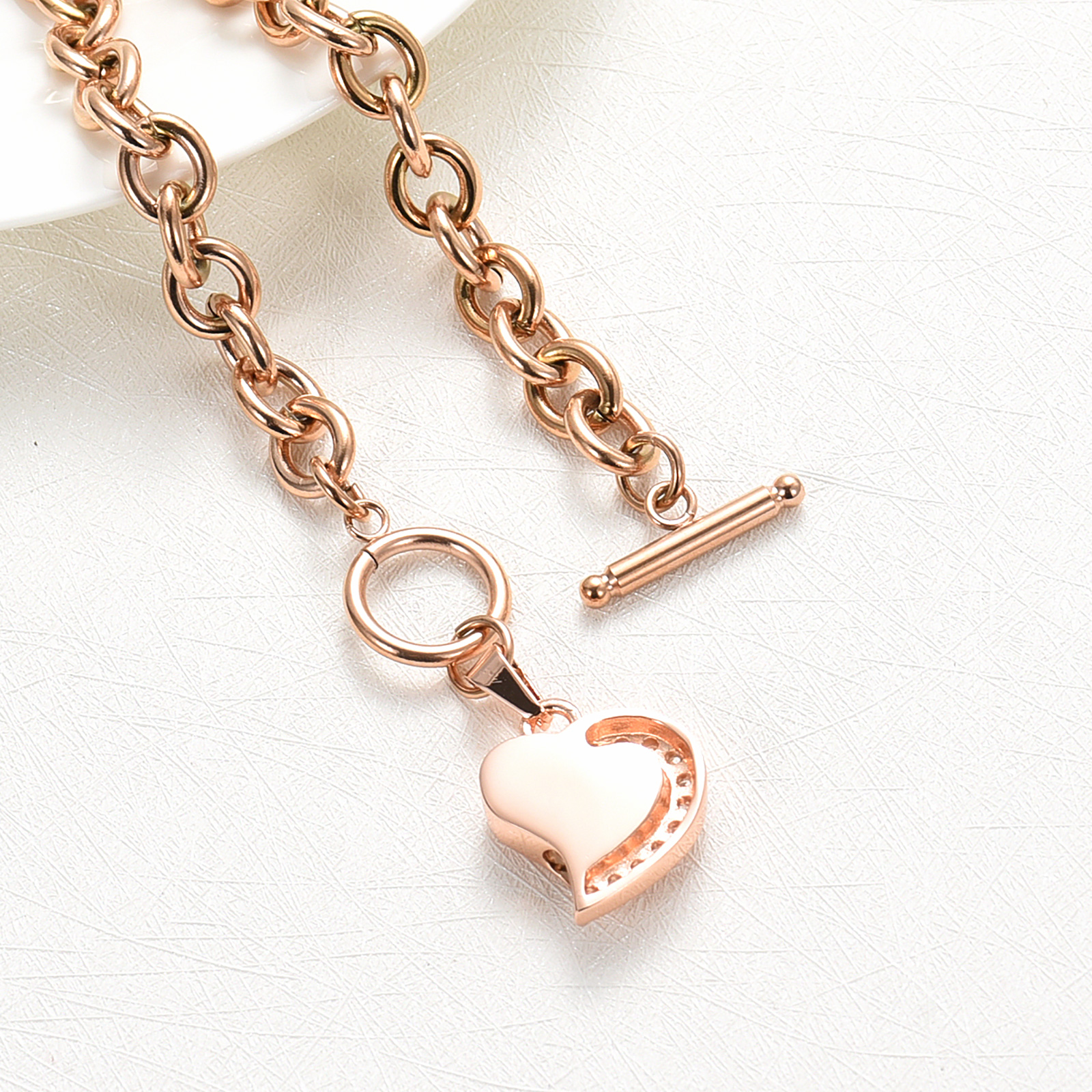 Crystal Heart Urn Bracelet for Ashes Cremation Bracelet F/ Ashes Keepsake Holder - Picture 38 of 44
