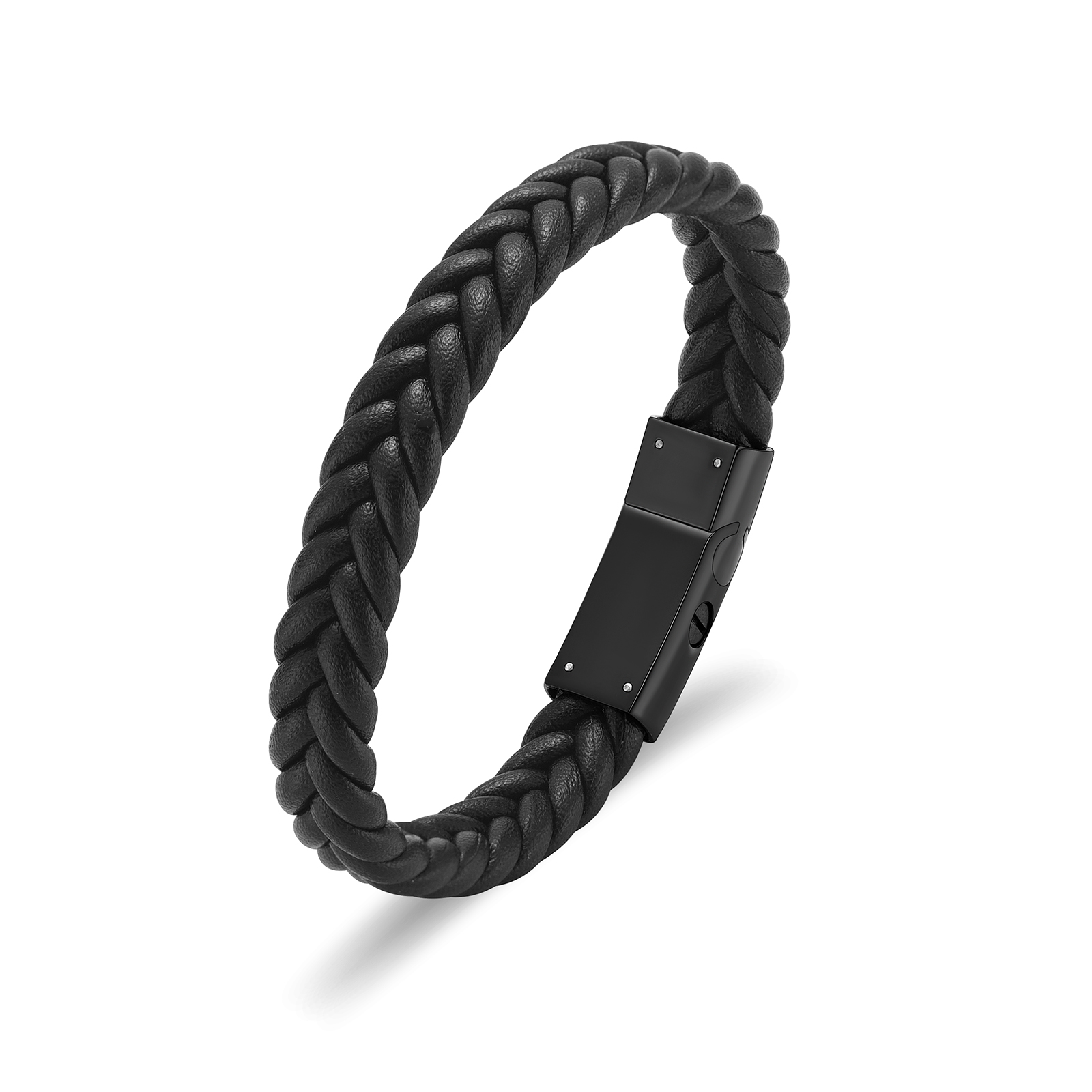 Cremation Urn Bracelet for Ashes for Men Handmade Braided Leather Wristband Gift - Picture 21 of 39
