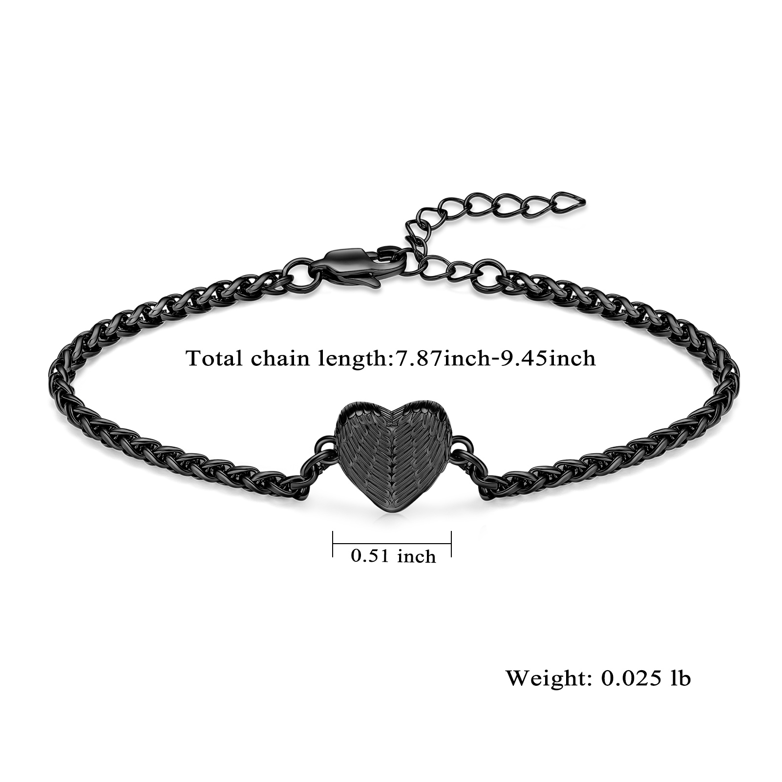 Heart Urn Bracelet for Ashes Adjustable Bangle Cremation Bangle Memorial Jewelry - Picture 10 of 32