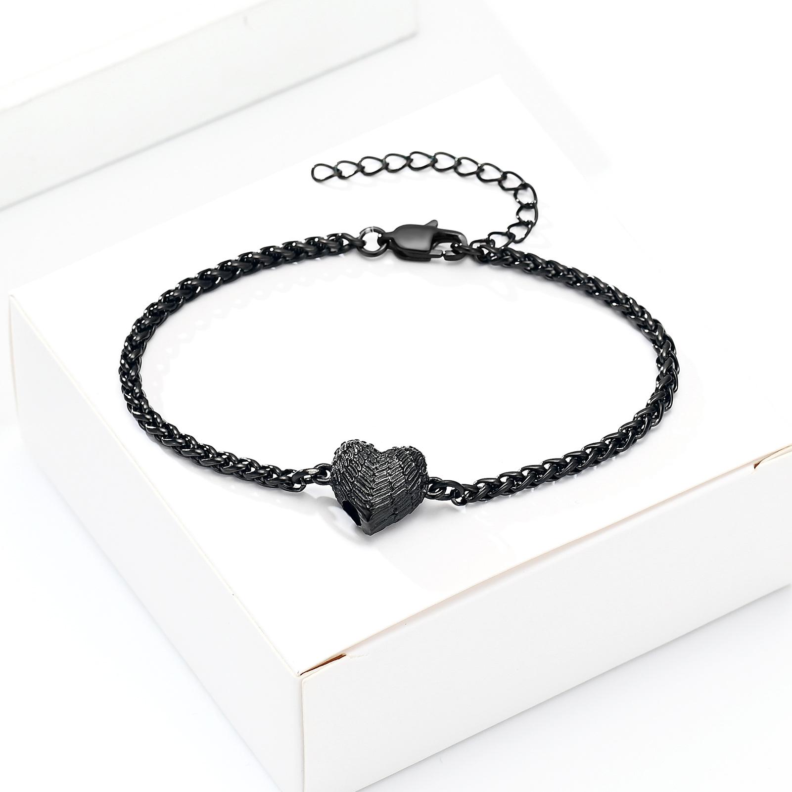 Heart Urn Bracelet for Ashes Adjustable Bangle Cremation Bangle Memorial Jewelry - Picture 12 of 32