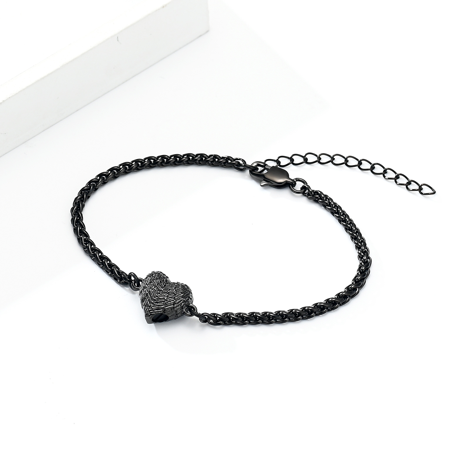 Heart Urn Bracelet for Ashes Adjustable Bangle Cremation Bangle Memorial Jewelry - Picture 11 of 32
