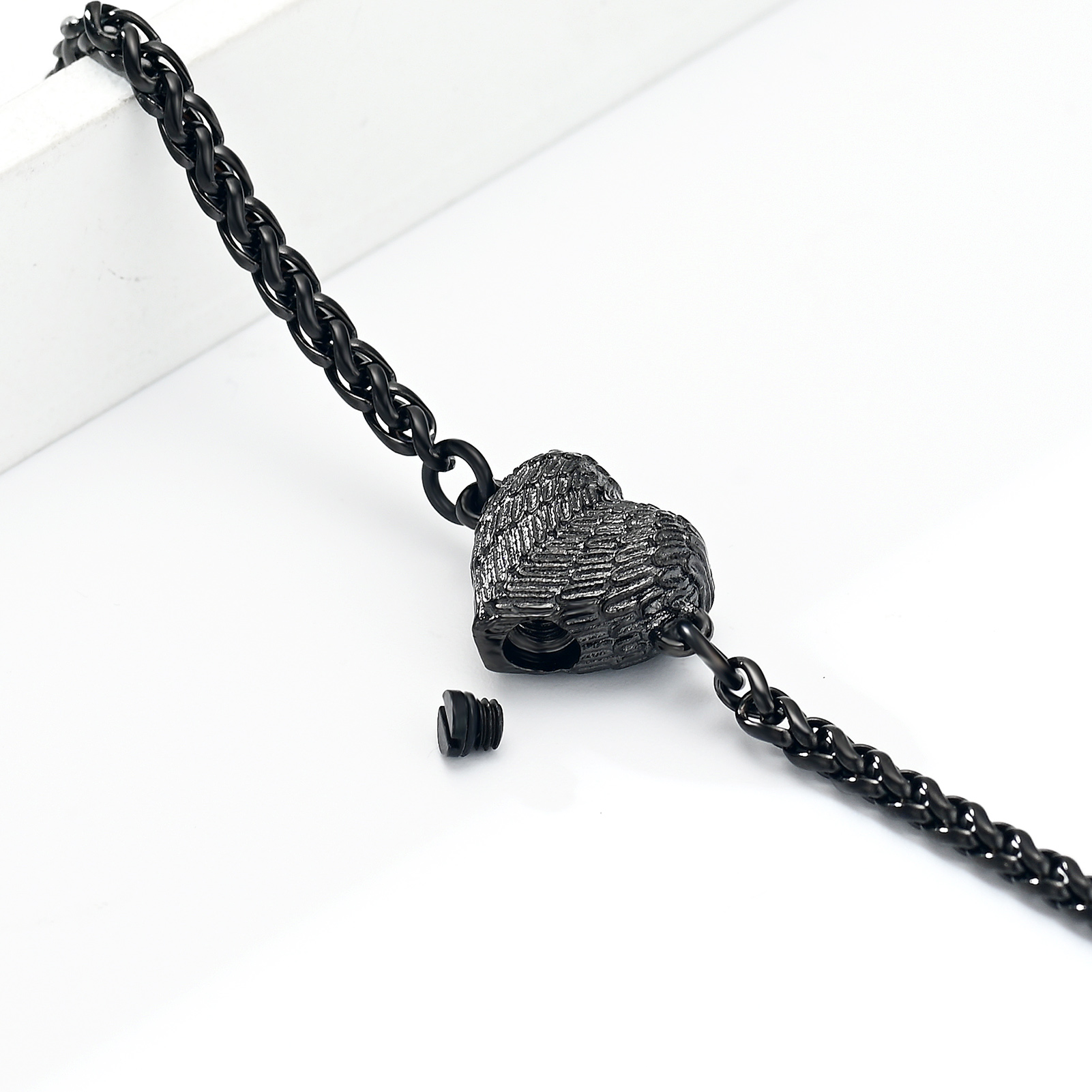 Heart Urn Bracelet for Ashes Adjustable Bangle Cremation Bangle Memorial Jewelry - Picture 14 of 32