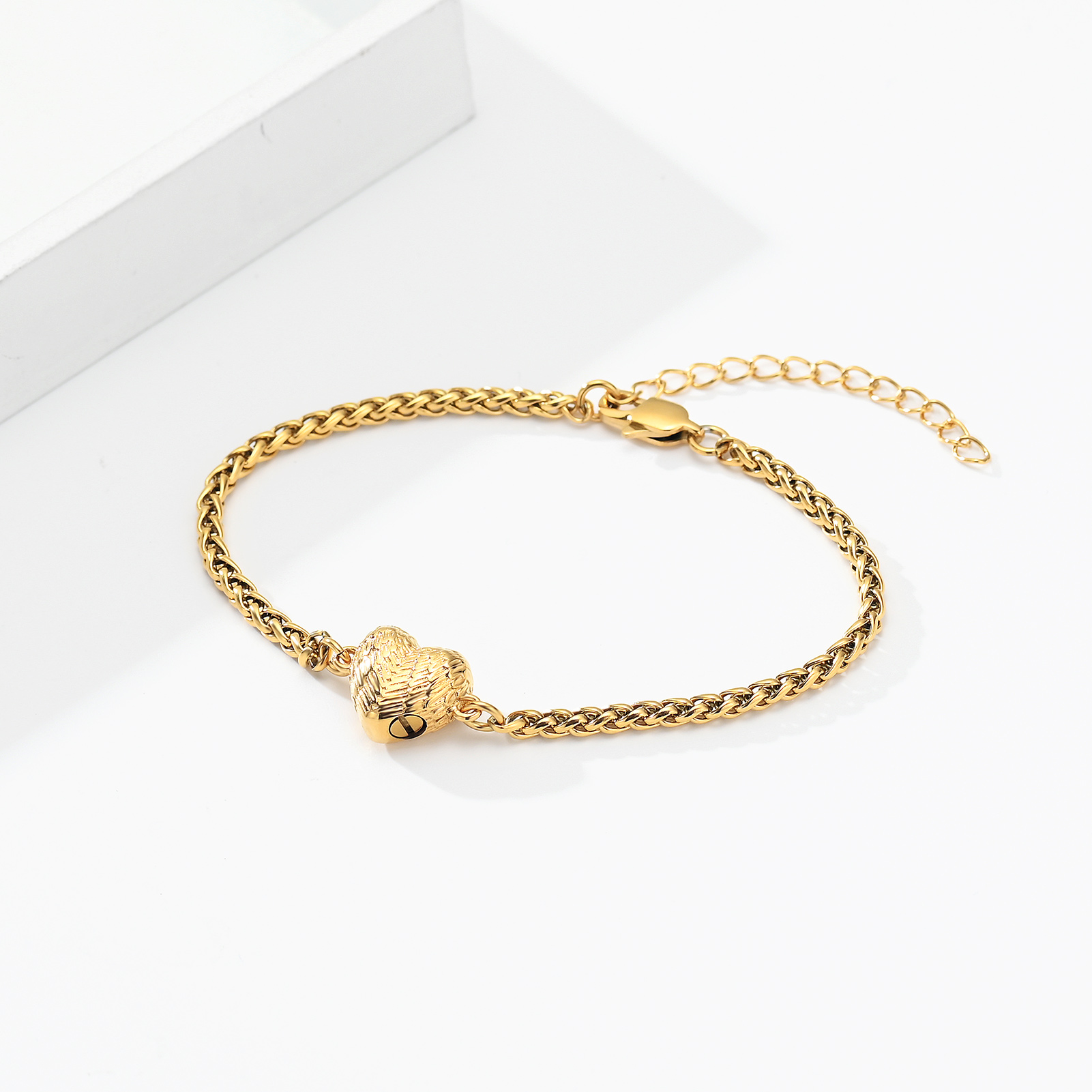 Heart Urn Bracelet for Ashes Adjustable Bangle Cremation Bangle Memorial Jewelry - Picture 17 of 32