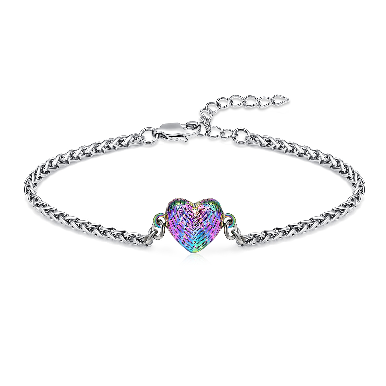 Heart Urn Bracelet for Ashes Adjustable Bangle Cremation Bangle Memorial Jewelry - Picture 27 of 32