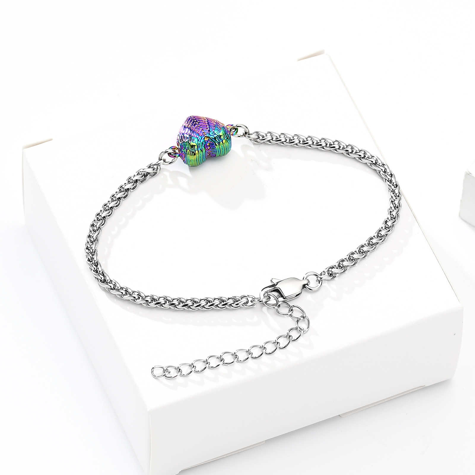 Heart Urn Bracelet for Ashes Adjustable Bangle Cremation Bangle Memorial Jewelry - Picture 29 of 32