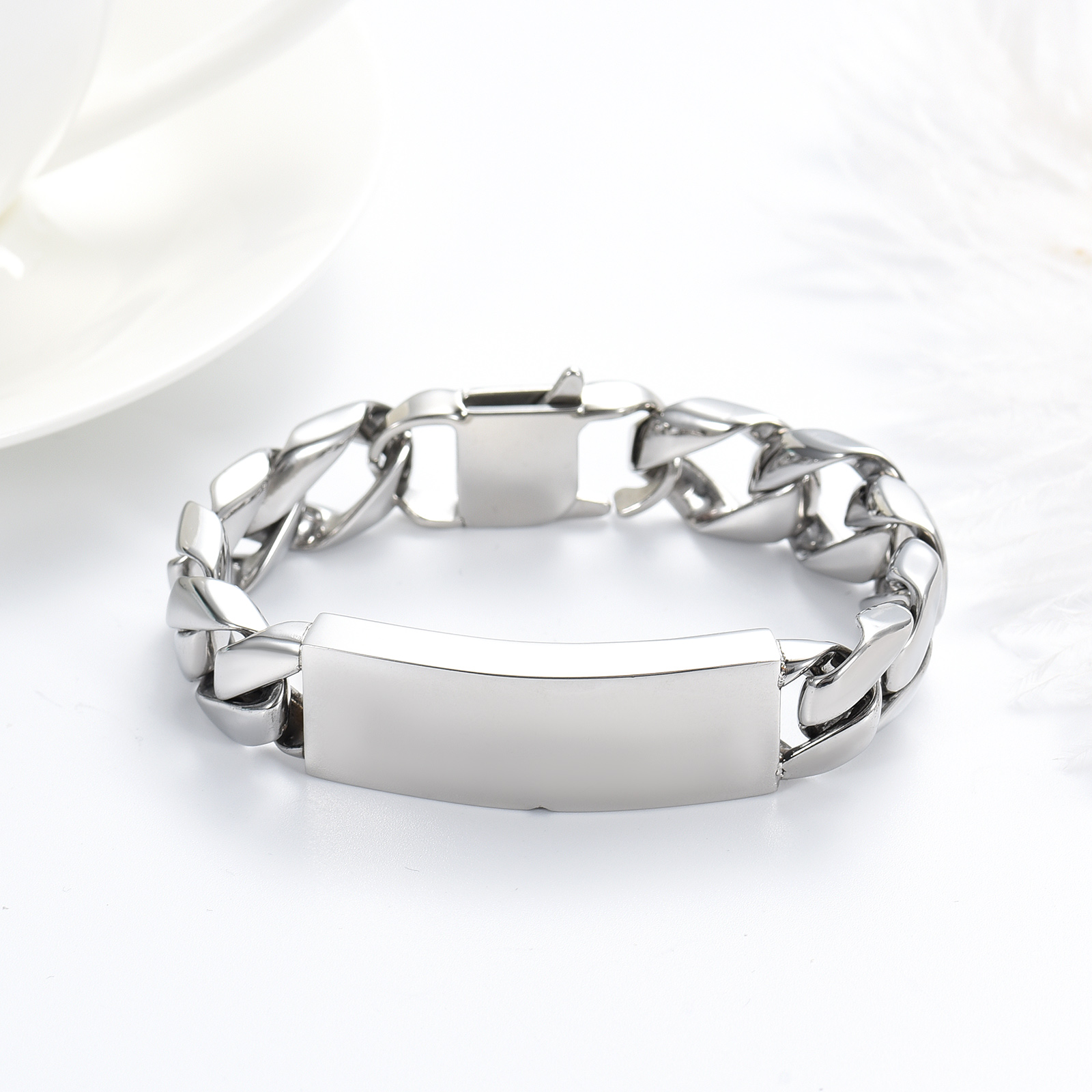 Personalized Cremation Jewelry Urn Bracelet for Ashes -Women Men Memorial Bangle - Picture 18 of 60