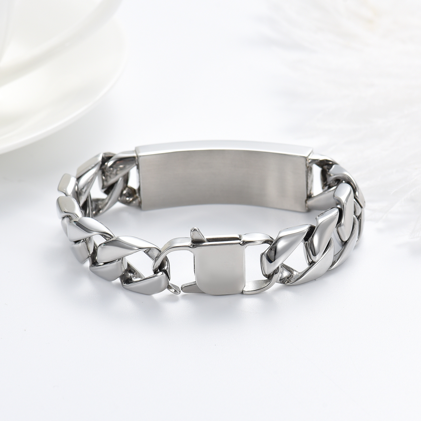 Personalized Cremation Jewelry Urn Bracelet for Ashes -Women Men Memorial Bangle - Picture 17 of 60