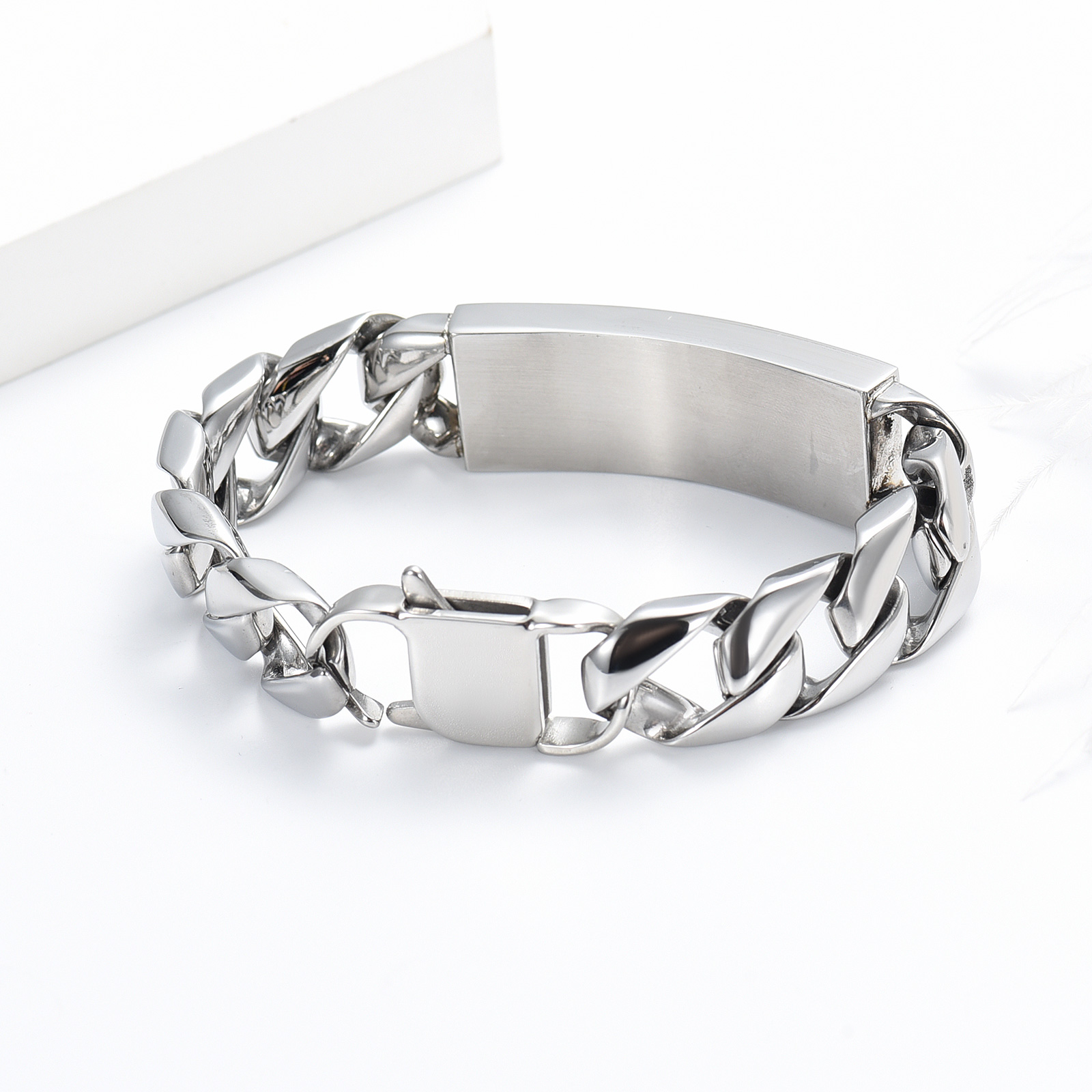 Personalized Cremation Jewelry Urn Bracelet for Ashes -Women Men Memorial Bangle - Picture 50 of 60