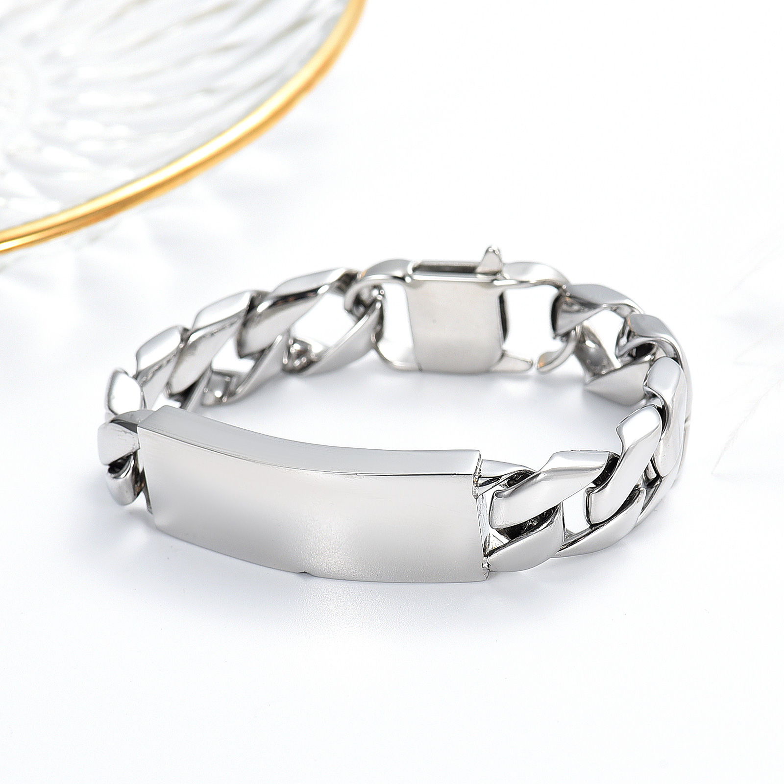 Personalized Cremation Jewelry Urn Bracelet for Ashes -Women Men Memorial Bangle - Picture 49 of 60