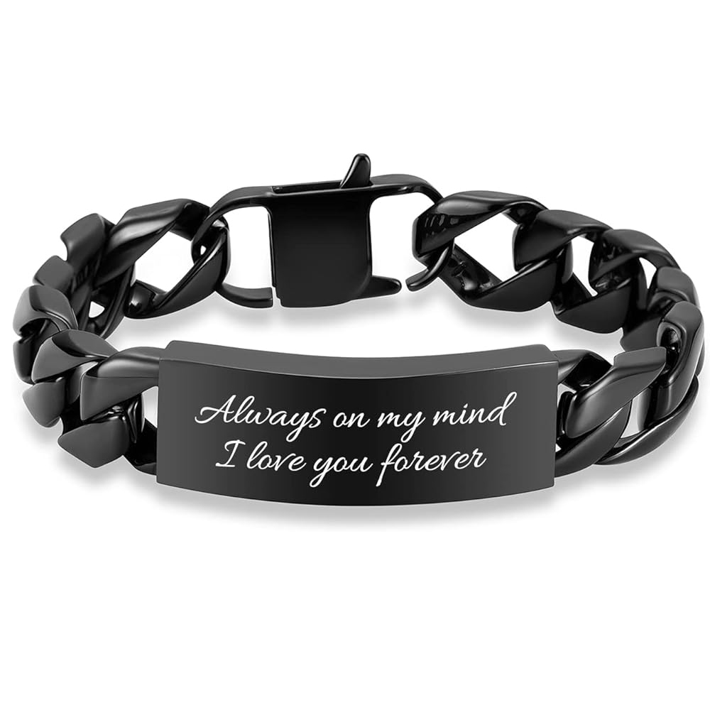 Personalized Cremation Jewelry Urn Bracelet for Ashes -Women Men Memorial Bangle - Picture 52 of 60