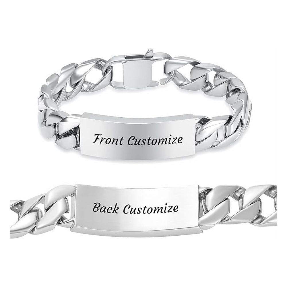Personalized Cremation Jewelry Urn Bracelet for Ashes -Women Men Memorial Bangle - Picture 57 of 60